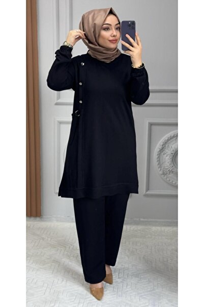 Ebrarengiz Moda SUDEM ЖІНОЧИЙ КОМПЛЕКТ ТЕСЕТТУР