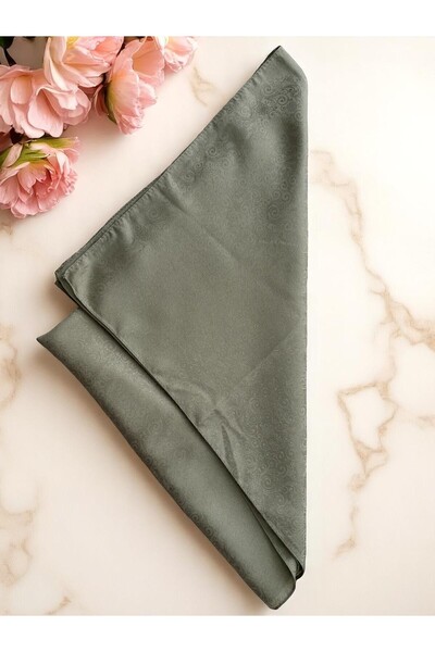 Lavena scarfs Σαλιάρα ζακάρ με λουλουδάτο σχέδιο σειράς Papatya - Μέντα