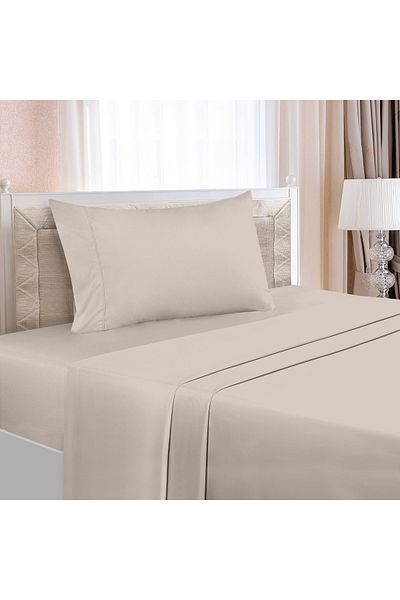 CASAVIA Premium Bedding Sets- 400 Thread Count- Soft Sateen 100% Cotton - Twin 3 Piece sheet sets,