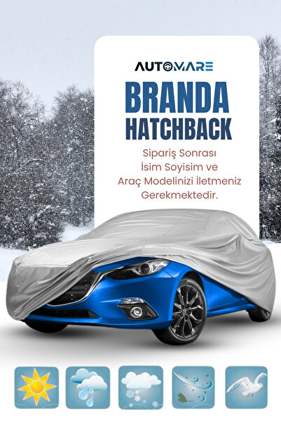 Kingstar Hatchback Araçlara Uyumlu Premium Kalite Oto Araba Brandası - Örtüsü