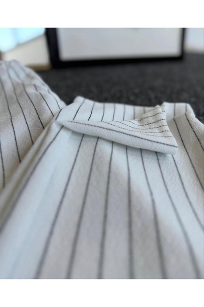 Fifty Color Алачаті стиль креп тканина лінія деталі унісекс сорочка і штани комплект