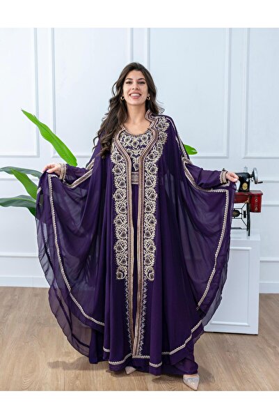 al bent al sharqieh Moroccan Kaftan Embroidered Luxury Dress Women Kaftan Dress