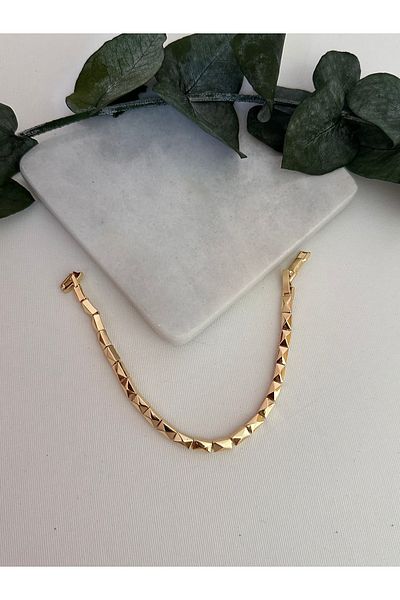 YENGEÇ Steel Gold Bracelet
