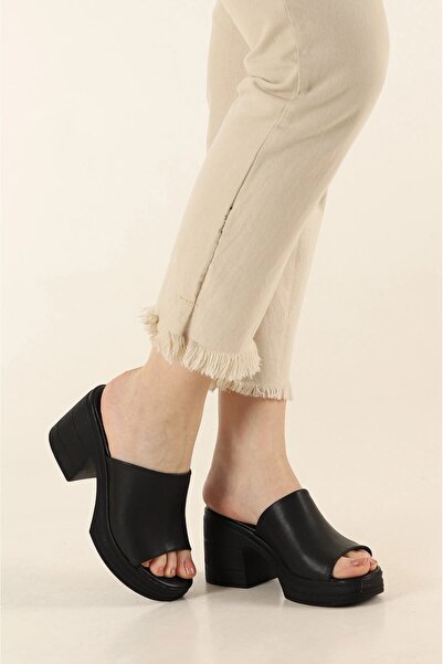 PANAMA SHOES ARVEL KADIN PLATFORM TOPUKLU TERLİK