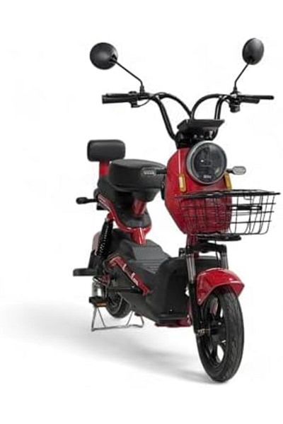 ALBADER Electric Scooter V7+, Electric Kick Scooter With 2 Seats & Manual Pedals, 4 batteries