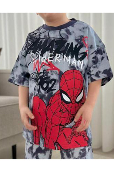 JuraKids Summer Men's Bottom Top Boy's Summer Suit Printed Boy's Summer