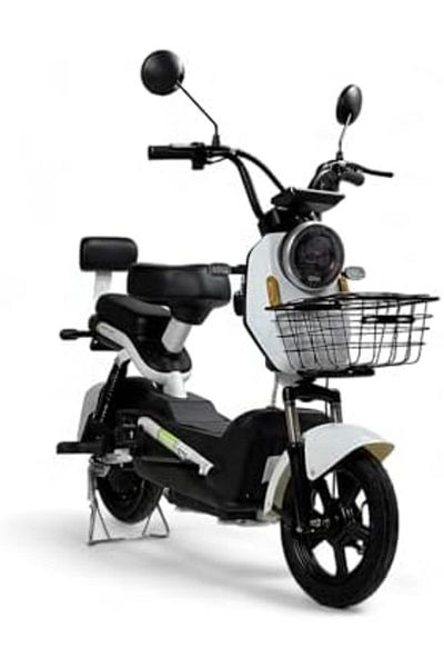 ALBADER Electric Scooter V7+, Electric Kick Scooter With 2 Seats & Manual Pedals, 4 batteries