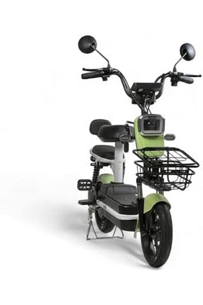 ALBADER Electric Scooter V6+, Double Seats, Manual Pedals, 48V Electric Kick Scooter
