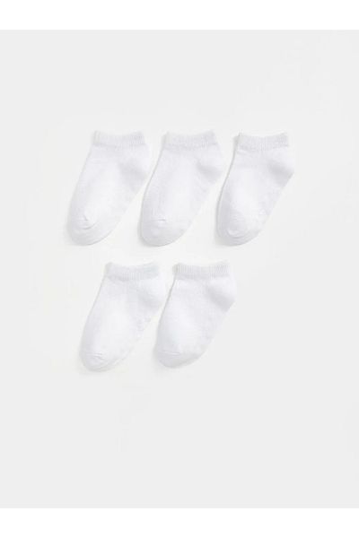 LC Waikiki Lcw Baby White Basic Baby Boy Booties Socks 5 Pcs