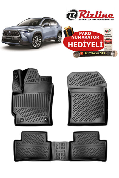 Rizline Toyota Corolla Cross 2021 Sonrası Havuzlu Paspas