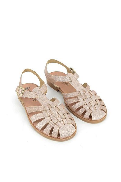 MEDUSE SUNVILLE ΓΥΝΑΙΚΕΙΑ ΣΑΝΔΑΛΙΑ NUDE PAILLETE - ROSE