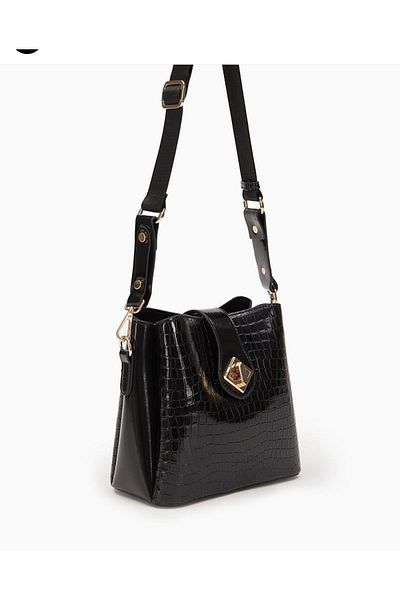 Levidor Patent Leather Black Bag