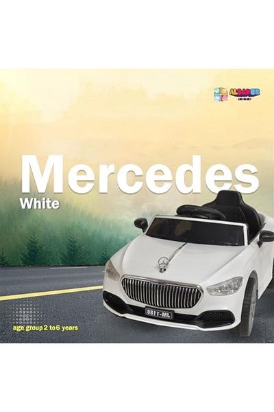 ALBADER Electric Ride On Car Mercedes S Class With 2 Motors, 12V Battery, Electric Car