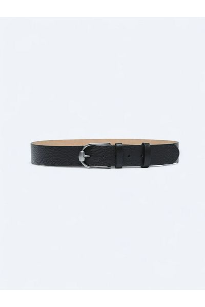Kip Black Calfskin Belt