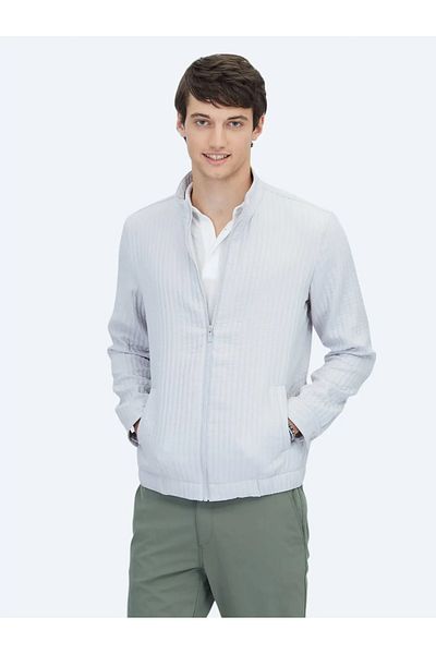 Kip Gray Woven Coat