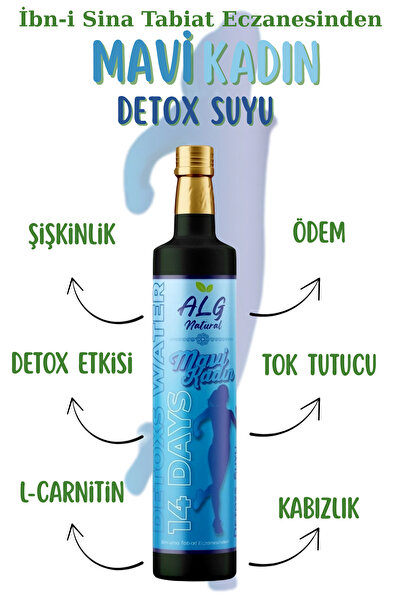 Alg Natural MAVİ KADIN Prebiyotik Detoks Suyu