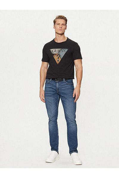 Guess Ss Cn Triangle Men's Slim Fit T-Shirt