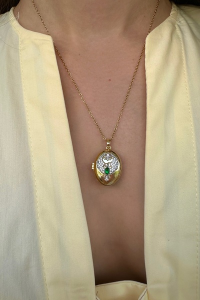 Okko Store قلادة مدينة فولاذية بعيدة أليا