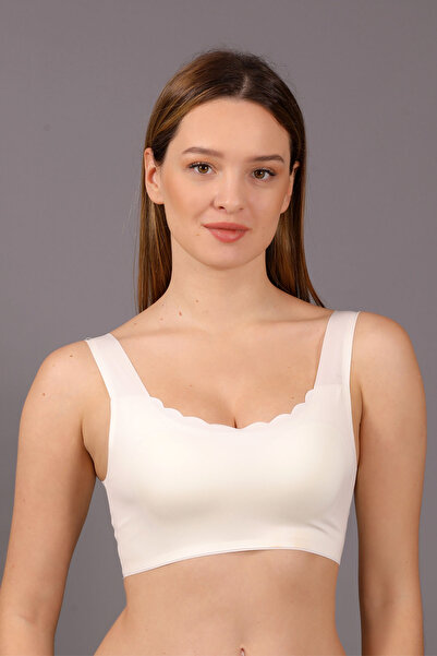 NEWBRA LINGERIE حمالة صدر نسائية بدون دعامات مقاس B بدون أسلاك خياطة مخفية مع وسادة ليزر قابلة للإزالة، 336130