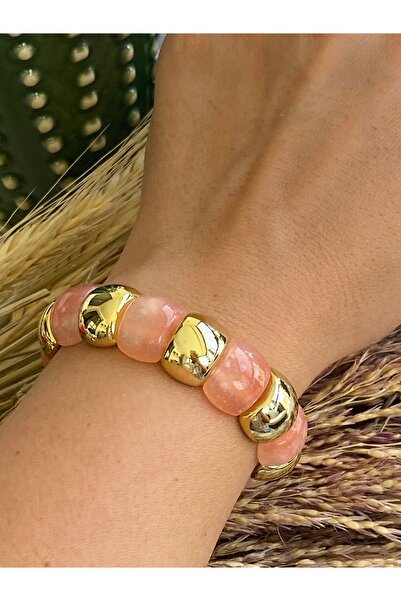 Lucios Natural Stone Looking Thin Vip Bracelet