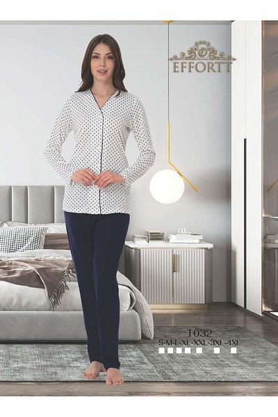 Effortt Maternity Maternity Pajama Set Polka Dot Elegant Maternity Set