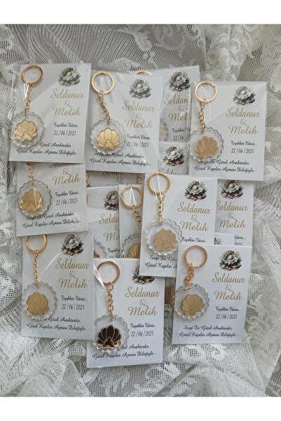 Şirin Lazer 20 Adet Söz Nişan Kına Gecesi Bebek Mevlütü Doğum Günü Hediyelik Pleksi Anahtarlık Hatıra Kartı