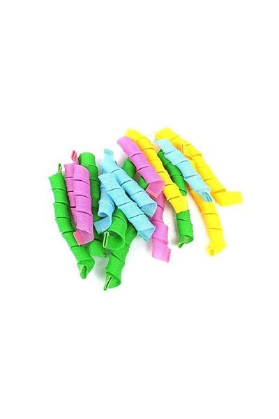 SIKS Set of 16 SIKS® flexible curlers, easy to apply, multi-colored