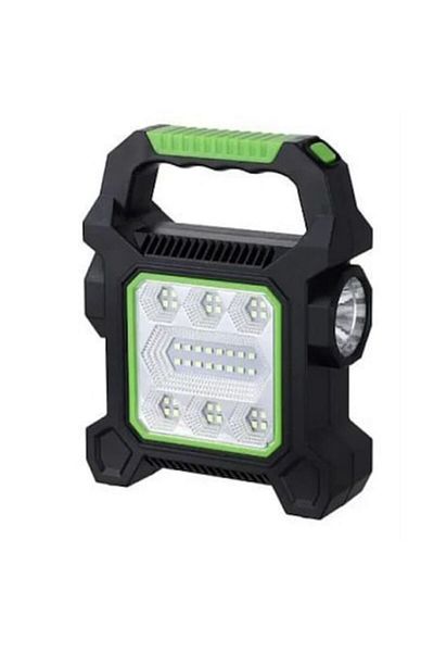 ELMHURST Lanterna de mana pentru camping cu incarcare solara, 40 leduri