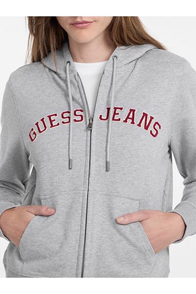 Guess Jeans Reg Zip Hood Women's Sweatshirt