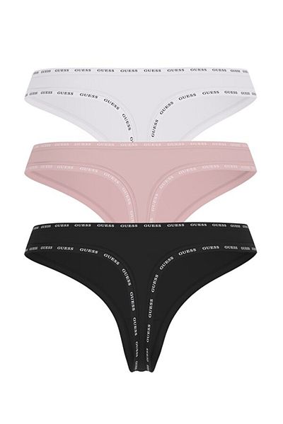 Guess Basic Thong Femei Slip Pachet de 3 chiloți