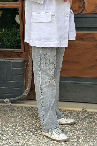 Venöve Emily Pantolon 25SSPNT0020 Gri