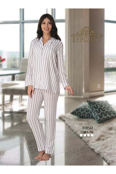 Effortt Maternity Maternity Pajama Set Striped Elegant Maternity Set