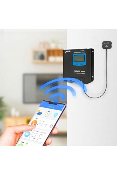Hegel Obus Karavan Mppt Solar Şarj Kontrol Cihazı Wifi Bağlantılı 30A 12/24V
