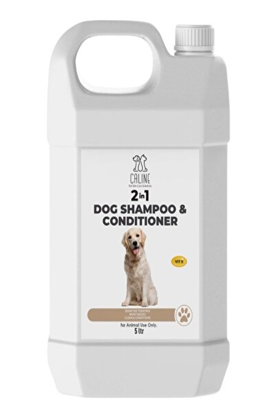 Caline شامبو وبلسم للكلاب 2 في 1 5 لتر