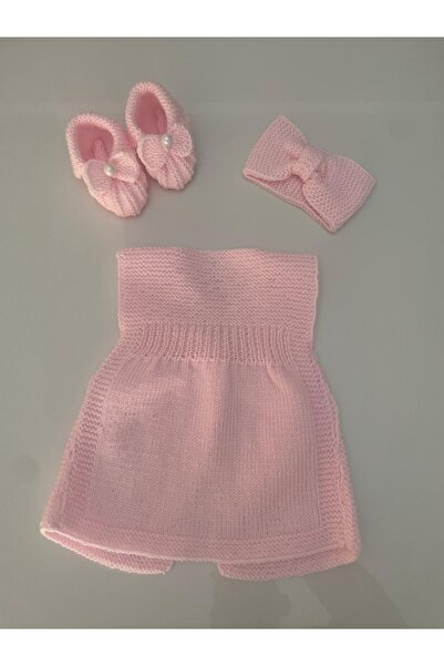 giyoon El YAPIMI BEBEK HIRKA&PATİK TAKIMI