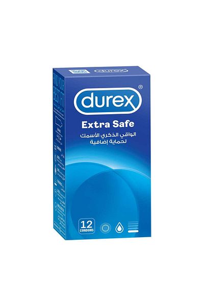 Durex 12-Piece Latex Extra Safe Condoms