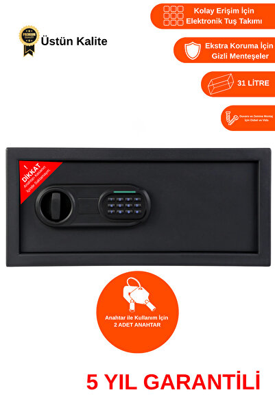 AlGeliyo Laptop Boy Silah Para Değerli Eşya Ofis Ev Otel Kasası Elektronik Şi...