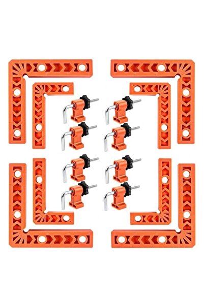 BGA marangoz L mengene köşe birleştirme gönye hobi köşe birleştirme mengene 16 parça set