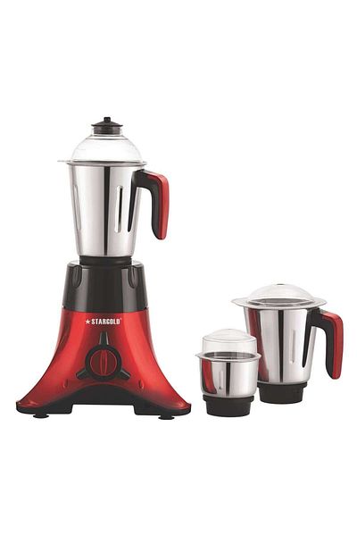 Generic STARGOLD 750W Mixer Grinder with 3 Stainless Steel Jars for Multi-Purpose Blending and Grinding