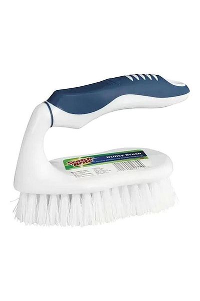 Generic Scotch Brite All Purpose Utility Brush White and Blue 3.5inch