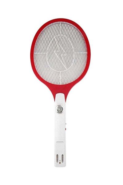 Generic Rechargeable Electronic Bug Zapper Racket Red/White