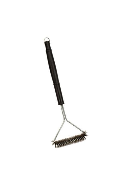 Generic Grill Mark Stainless Steel Grill Brush Black and Silver 77641A