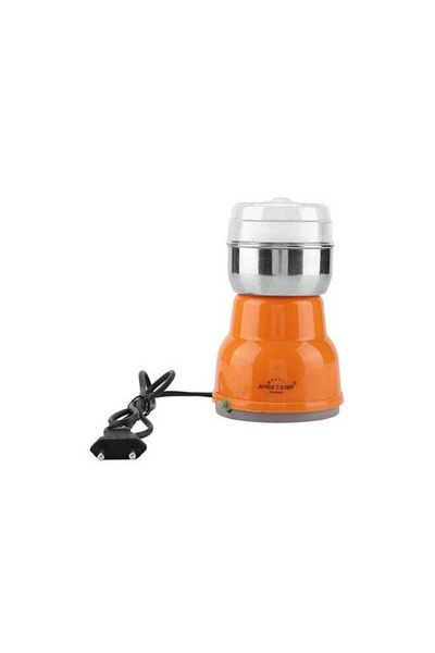 Generic Electric Coffee Bean Grinder Machine 14.9 oz JY10738 Orange/Silver