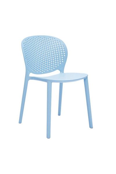 Generic كرسي أطفال عالي الجودة ومتين من LIVING ACCENT Pongo باللون الأزرق الفاتح 345-APP #12 L.BLUE
