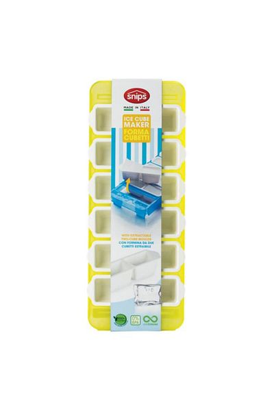 Generic Snips 6-Grid BPA Free Plastic Easy-to-Use Lightweight Ice Cube Maker Assorted Color