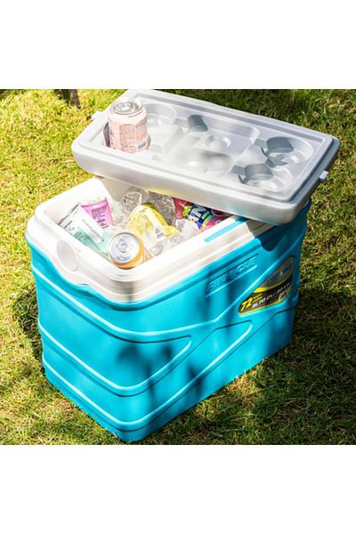Generic PINNACLE Plastic Insulated Pasco Ice Chest Blue and Grey 30 Liter TPX-7500