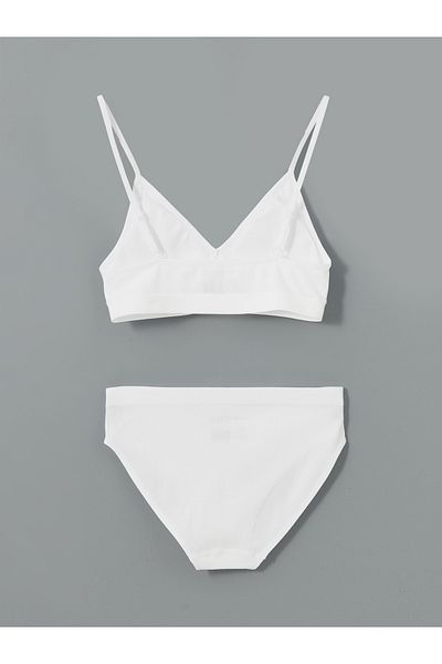 LC Waikiki Plug-In Pad First Bra and Bikini Panties Set