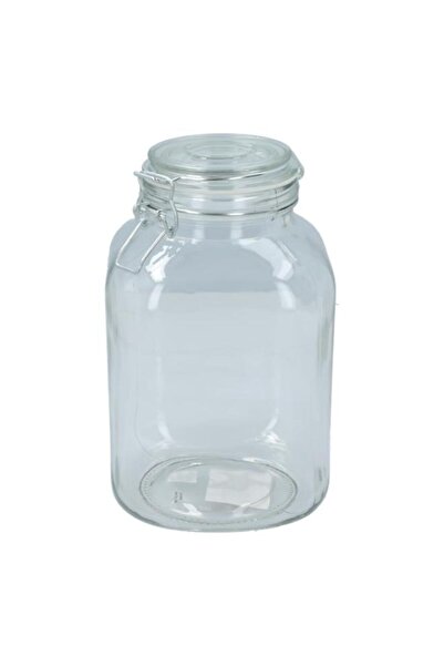 Generic Bien Servi Glass Clip Jar Clear 2.99 Liter