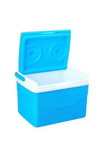 Generic Cosmoplast CFC Free Polymer Keep Cold Picnic Icebox Blue and White 5 Liter
