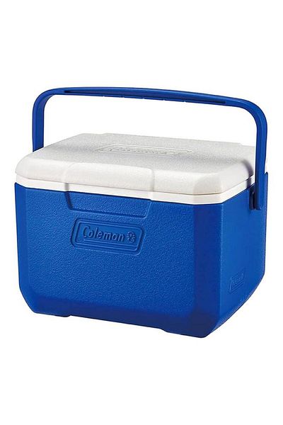 Generic Coleman 6-Person Performance HDPE Ice Chest with Bow Handle Blue and White 4.7 Liter